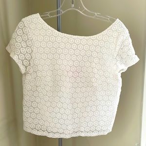 Cropped Lilly Pulitzer Lace Top